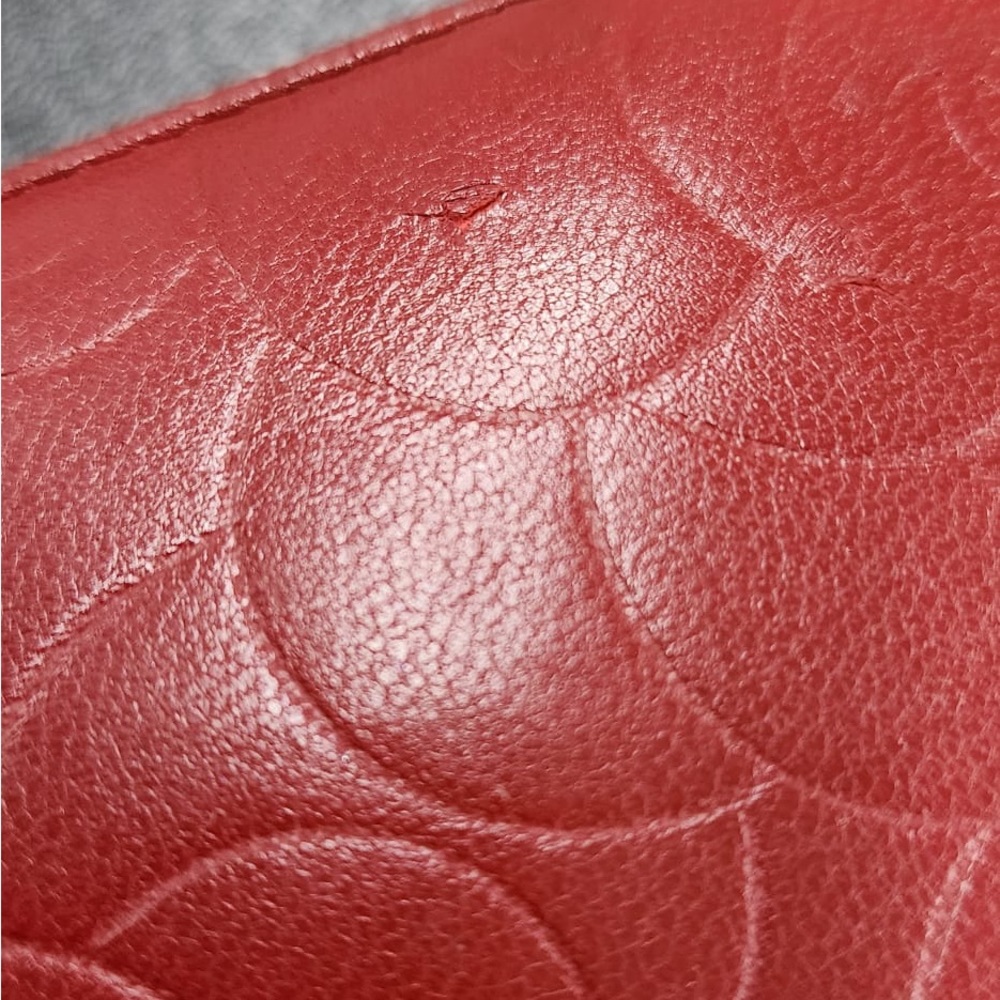 Authentic Pre-loved Lambskin Camellia CC Long Wallet - Picture 8 of 11